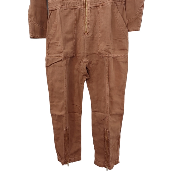 Free People x Sandrine Rose Zip Denim Jumpsuit - Picture 6 of 8